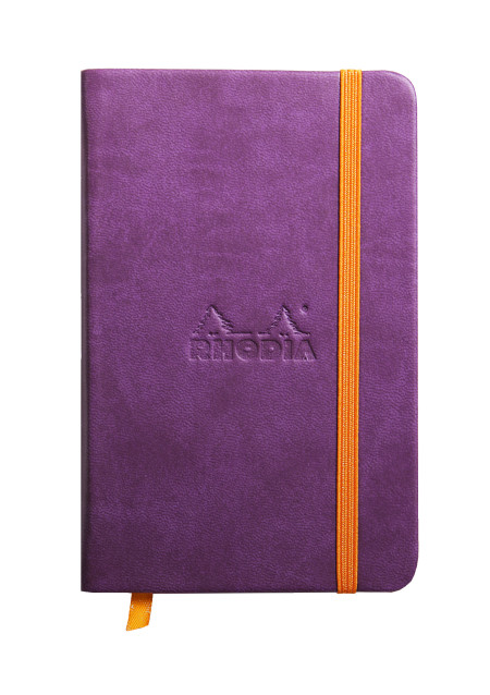 Rhodia Hardcover Notebook - Small - Purple - Plain